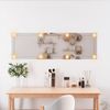 Wandspiegel, Badspiegel mit LED-Leuchten 30x100 cm Glas Rechteckig de6978 Bild 3