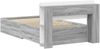 vidaXL Bettgestell mit Stauraum Grau Sonoma 90 x 190 cm Holzwerkstoff 3433712 Bild 5
