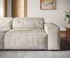 Big-Sofa Sirpio XL 270x130 cm Cord Beige mit Hocker Bild 5
