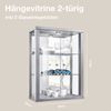 K-Möbel Hängevitrine C1013 (Glasvitrine (80x60x25 cm) mit 2 Glastüren) Bild 3
