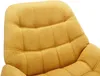 Vente-unique - LUOSTO Sessel Stoff Gelb - B 79 cm x H 83 cm x L 87 cm Bild 4