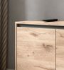 Inn. Furn Lowboard Delio (TV Unterschrank in Eiche mit Grau, 184 x 64 cm), Komforthöhe und Soft-Close-Funktion Bild 3