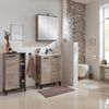 FACKELMANN TE-A Spiegelschrank 60 cm breit, Braun hell Bild 3