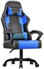 HOMALL Gaming-Stuhl LED Massage Bürostuhl mit Fußstütze,Kopfstütze Gaming Chair (Gaming Sessel,Federsitzkissen mit Fußstütze,360° drehbar) Bild 5