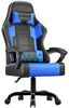 HOMALL Gaming-Stuhl LED Massage Bürostuhl mit Fußstütze,Kopfstütze Gaming Chair (Gaming Sessel,Federsitzkissen mit Fußstütze,360° drehbar) Bild 4