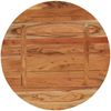 vidaXL Tischplatte Ø80x3,8 cm Rund Massivholz Akazie 370055 Bild 5