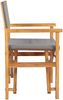 vidaXL Esszimmerstuhl Braun und Hellgrau 56 x 54 x 87 cm 42032677 Bild 4