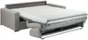Schlafsofa 2-Sitzer Stoff CALITO - Grau - Liegefläche: 120 cm - Matratzenhöhe: 14 cm Bild 3