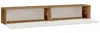 Vente-unique - AUBEPINA TV unit Holz, Platte BeigeWeiß - B 31,6 cm x H 29,6 cm x L 180 cm Bild 4