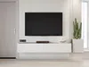 Vente-unique - AUBEPINA TV unit Holz, Platte BeigeWeiß - B 31,6 cm x H 29,6 cm x L 180 cm Bild 2