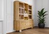 Buffet Mango 204x50x210 natur lackiert / Marmor weiß FLORENZ #125 Bild 2
