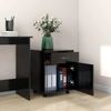 vidaXL Rollschrank Schwarz 45x38x54 cm Holzwerkstoff 808441 Bild 3
