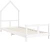 vidaXL Kinderbett Weiß 80x200 cm Massivholz Kiefer 834565 Bild 3