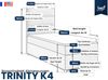 Best for Home Boxspringbett mit Bettkasten Trinity K-4 SINGLE Bonellfederkern inkl. 7 cm Topper (70x200 80x200 90x200 100x200 cm), verschiedene Liefermöglichkeiten, TOP Preis-Leistungs-Verhältnis Bild 4