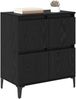 vidaXL Sideboard Schwarz Eichen-Optik 60 x 35 x 70 cm 881268 Bild 3