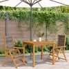 vidaXL Gartenstühle 2 Stk. Grau Massivholz Akazie und Polypropylen 367655 Bild 3