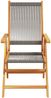 vidaXL Gartenstühle 2 Stk. Grau Massivholz Akazie und Polypropylen 367655 Bild 5