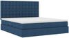 vidaXL Aufbewahrungsbett mit Matratze Blau 180 x 200 cm Polyester 3371927 Bild 5