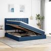 vidaXL Aufbewahrungsbett mit Matratze Blau 180 x 200 cm Polyester 3371927 Bild 4