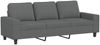 vidaXL 2-tlg. Sofagarnitur Dunkelgrau Stoff 3201899 Bild 4
