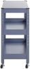 Servierwagen >55118< in blau, Metall - 50x75x32cm (BxHxT) Bild 4