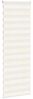 vidaXL Doppelrollo Marmorbeige 85x230 cm Stoffbreite 80,9 cm Polyester 4014700 Bild 3