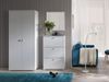 MOEBLO Kleiderschrank ELTO 05 (Flurschrak Drehtürenschrank mit Einlegeböden, Wohnzimmerschrank 2-türig Schrank Gaderobe Drehtüren) - (BxHxT): 85 x 195 x 34 cm Bild 2