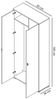 MOEBLO Kleiderschrank ELTO 05 (Flurschrak Drehtürenschrank mit Einlegeböden, Wohnzimmerschrank 2-türig Schrank Gaderobe Drehtüren) - (BxHxT): 85 x 195 x 34 cm Bild 4