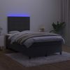 vidaXL Polsterbett mit Matratze & LED Schwarz 120x200 cm Samt [3136115] Bild 4