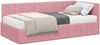 vidaXL Eckbettgestell mit Matratze mit Kopfteil 2 pcs Grau Samt 3393851 Bild 2