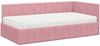 vidaXL Eckbettgestell mit Matratze mit Kopfteil 2 pcs Grau Samt 3393851 Bild 4