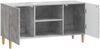 vidaXL TV-Schränk 102 x 34,5 x 50 cm Betongrau Holzwerkstoff 895158 Bild 2