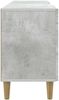 vidaXL TV-Schränk 102 x 34,5 x 50 cm Betongrau Holzwerkstoff 895158 Bild 4