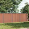 vidaXL Zaunelement Braun 526x186 cm WPC 3282800 Bild 3