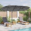 vidaXL Sonnenschirm Anthrazit 372 x 198 x 243 cm 42003377 Bild 4