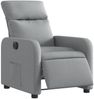vidaXL Relaxsessel Elektrisch Hellgrau Stoff 3206681 Bild 3