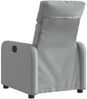 vidaXL Relaxsessel Elektrisch Hellgrau Stoff 3206681 Bild 5