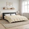 vidaXL Sommerdecke Gepolstert Creme 240 x 260 cm Mikrofaser 42025988 Bild 4