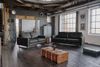 KAWOLA Sofa VILNIUS 2-Sitzer Lederfaserstoff schwarz 85 x 99 x 166 cm Bild 2