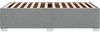 vidaXL Bettgestell ohne Matratze Hellgrau 90x200 cm Stoff 3284443 Bild 5