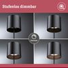 Paulmann 76998 LED Akkuleuchte Tuni 2700K IP44 dimmbar schwarz Bild 3