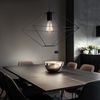 RGB LED Pendelleuchte, Metall schwarz, Käfig Design, H 110 cm Bild 2