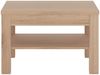 Couchtisch quadratisch 75x75 cm SANFORD-129 in Eiche hell Nb, B/H/T: ca. 75/48/75 cm Bild 2