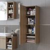 Roomart LYCIA-72 Badmöbel - nur Hochschrank - H 114 x B 32 x T 35 cm • Eiche(Hell) Bild 2