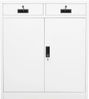 vidaXL Büroschrank Weiß 90 x 40 x 102 cm Stahl [336409] Bild 2