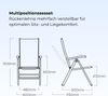 Kettler Multipositionssessel Gartensessel DIAMOND Silber/ Hellgrau Bild 3