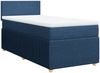 vidaXL Boxspringbett mit Matratze Blau 90x190 cm Stoff 3289610 Bild 3