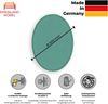 Rheinland Möbel FocusWall WAR09 – Runder Akustik-Wandabsorber Ø 90 cm in Stofffarbe Campeche inkl. Montage-Set - Made in Germany - Klasse A, Stoffbezug, schwer entflammbar Bild 2