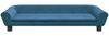 vidaxl Kindersofa 100 x 50 x 26 cm Samt, Blau Bild 3