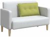 vidaXL Rückenkissen Hellgrün 80 x 19 x 50 cm Stoff 42014711 Bild 3